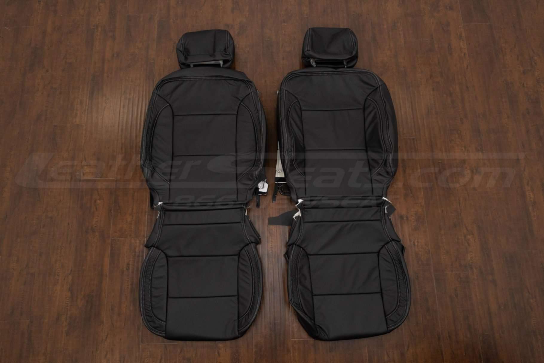 2016-2020 GMC Yukon Leather Seat Interior Kit - Black - Front seat upholstery