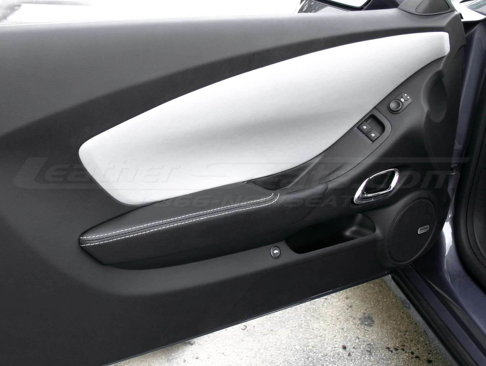 2010-2015 Chevrolet Camaro leather door armrest upholstery