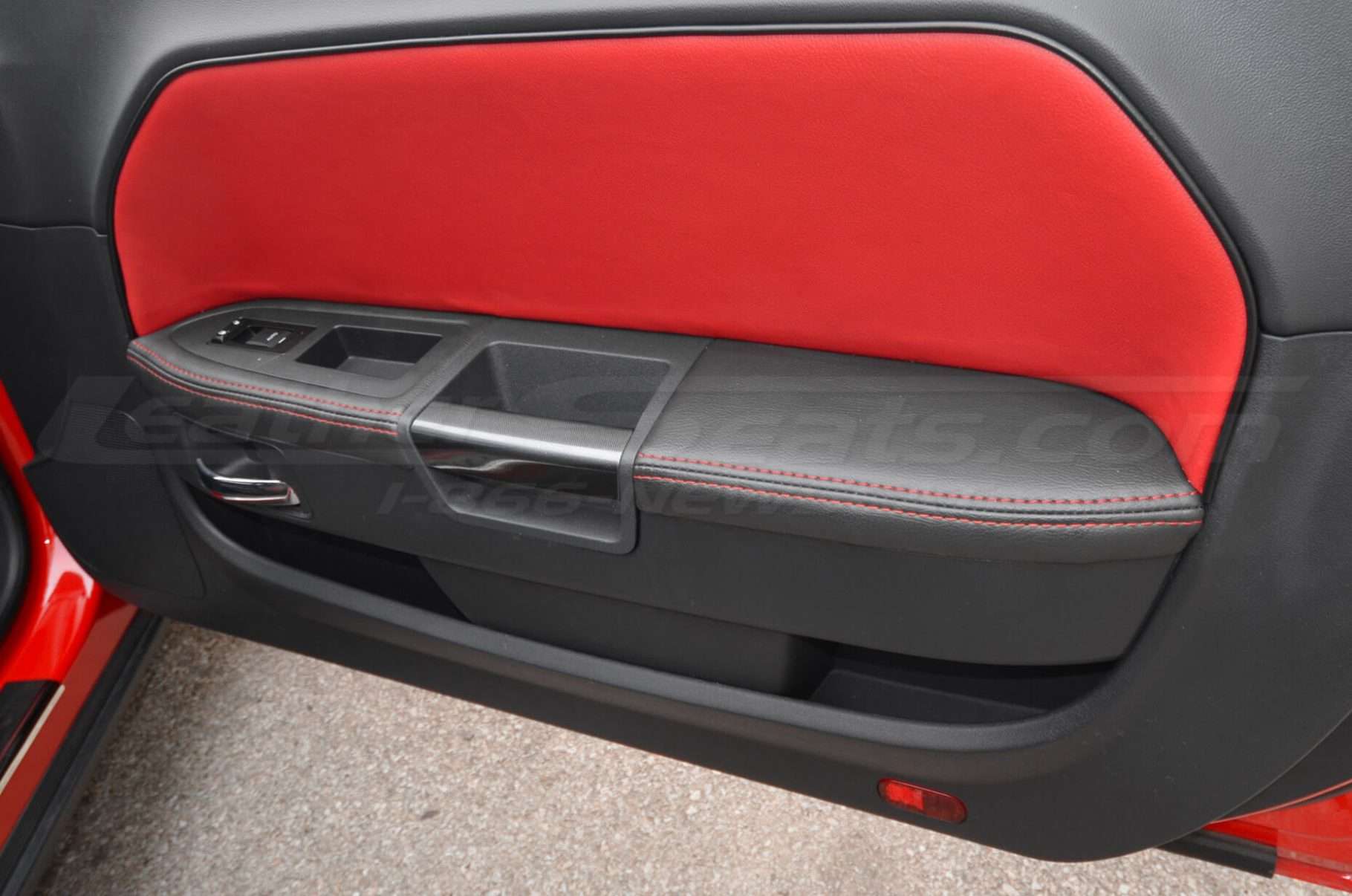Leather Dodge Challenger Armrests
