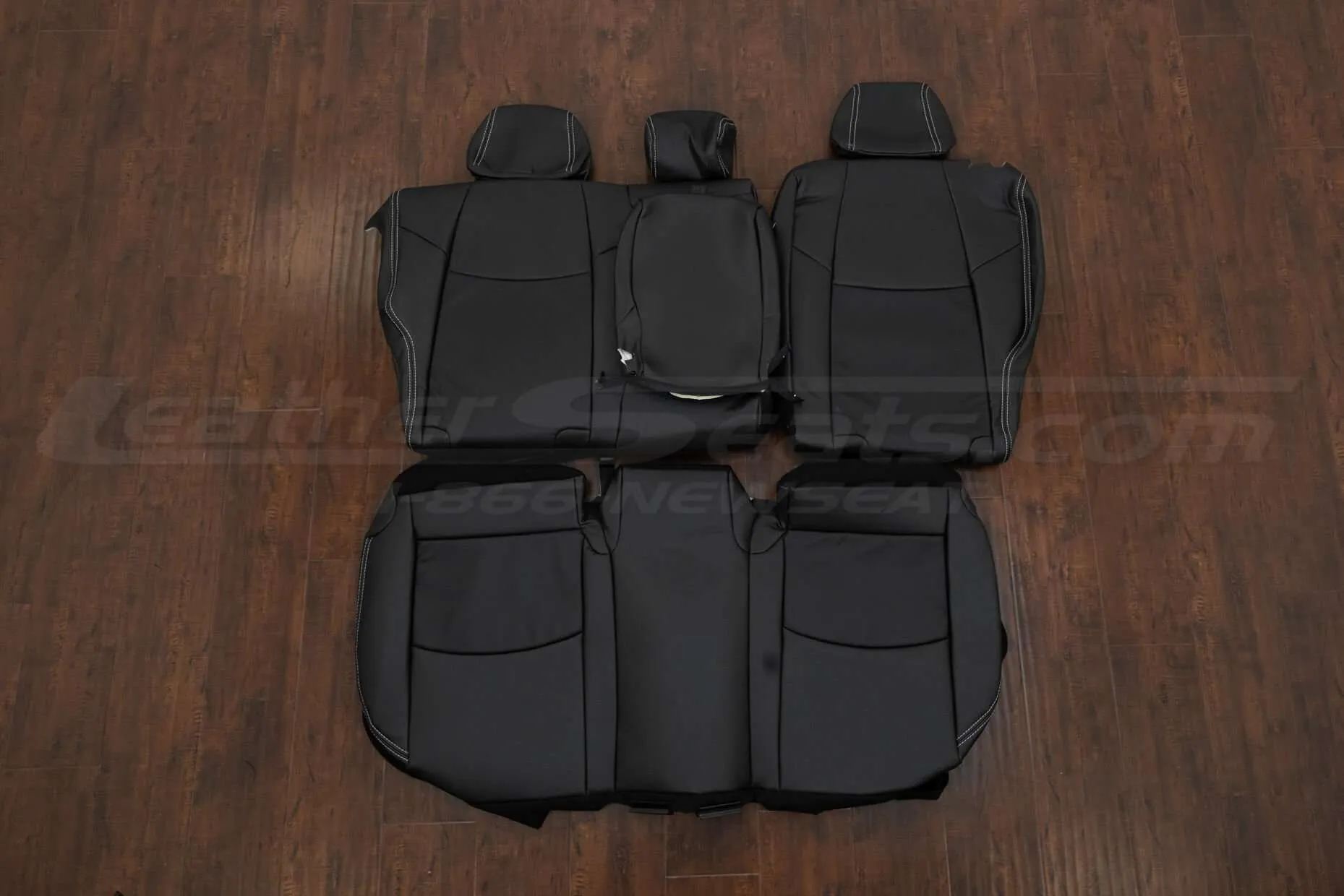 2019-2024 RAV4 Leather Upholstery Kit - Black - Rear seat uphosltery