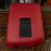 Front view of wireless phone charging center console for Toyota Tundra