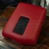 Red Leather Toyota Tundra Charging Console - Ecstasy Leather Upgrade