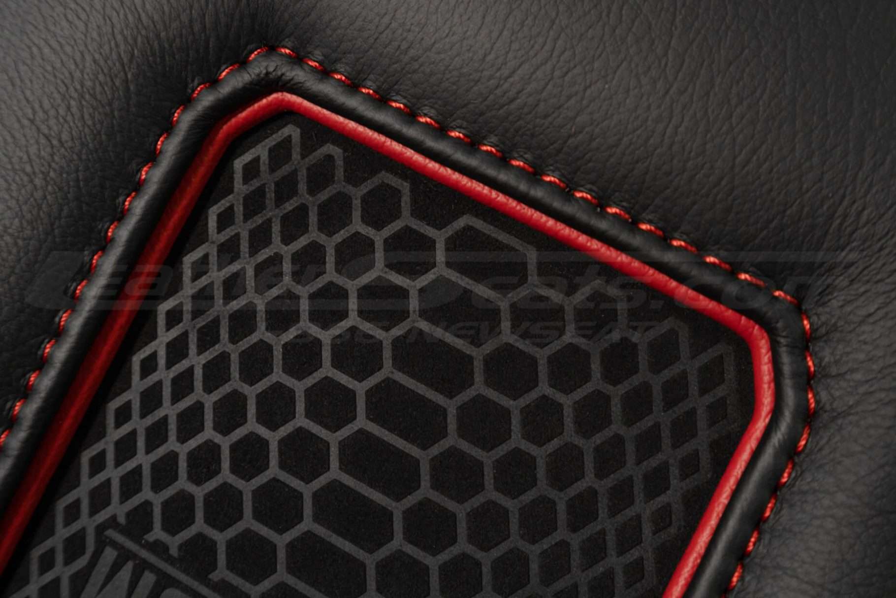 Bright Red Trim Ring on Toyota Tundra console
