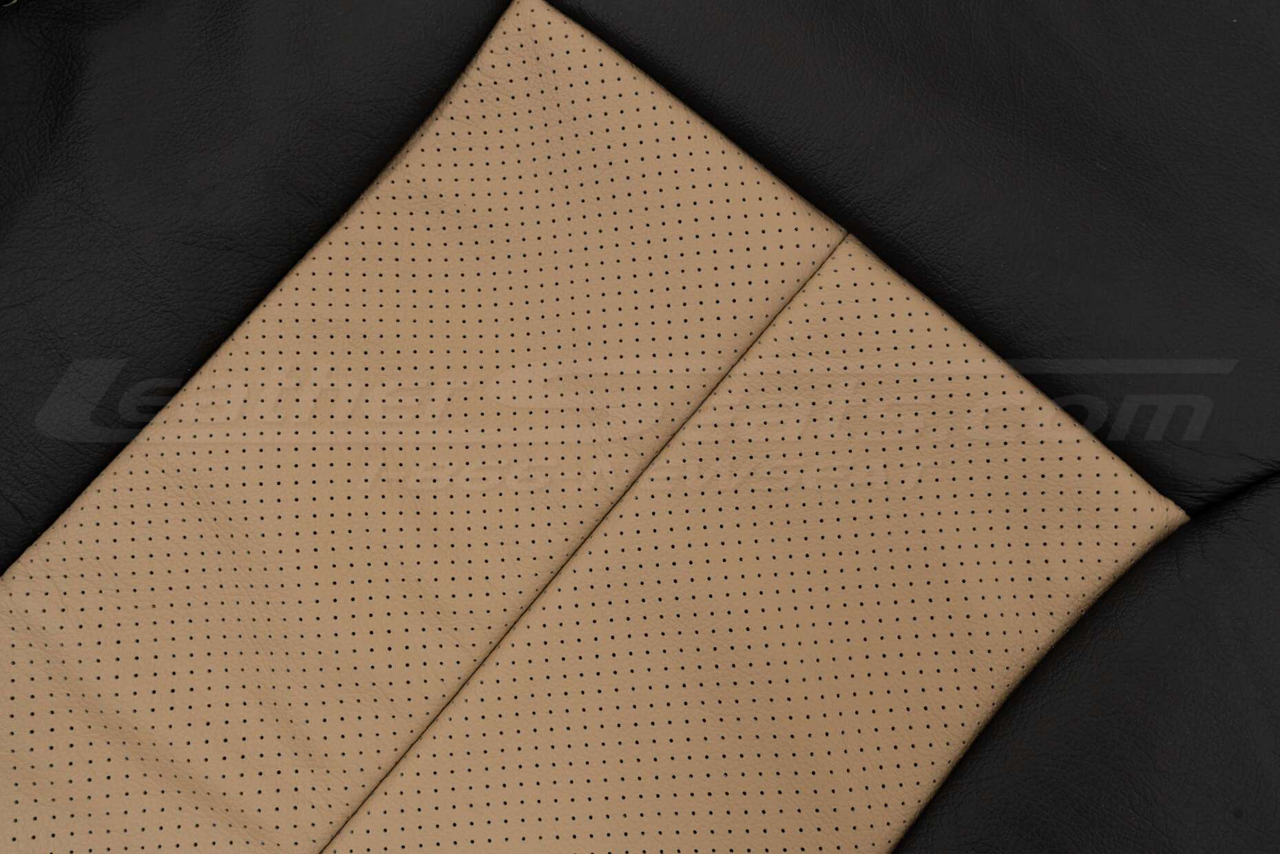 Perforated Combo close-up & leather texture