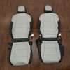 2013-2018 Toyota RAV4 Leather Seat Upholstery Kit - Black/Frost - Front seat upholstery