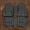 2004-2012 GMC Canyon Leather Upholstery Kit - Graphite - Rear seat upholstery