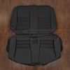 Ford Mustang GT Leather Seat Interior Kit - Black - Rear seat upholstery with Red stitching