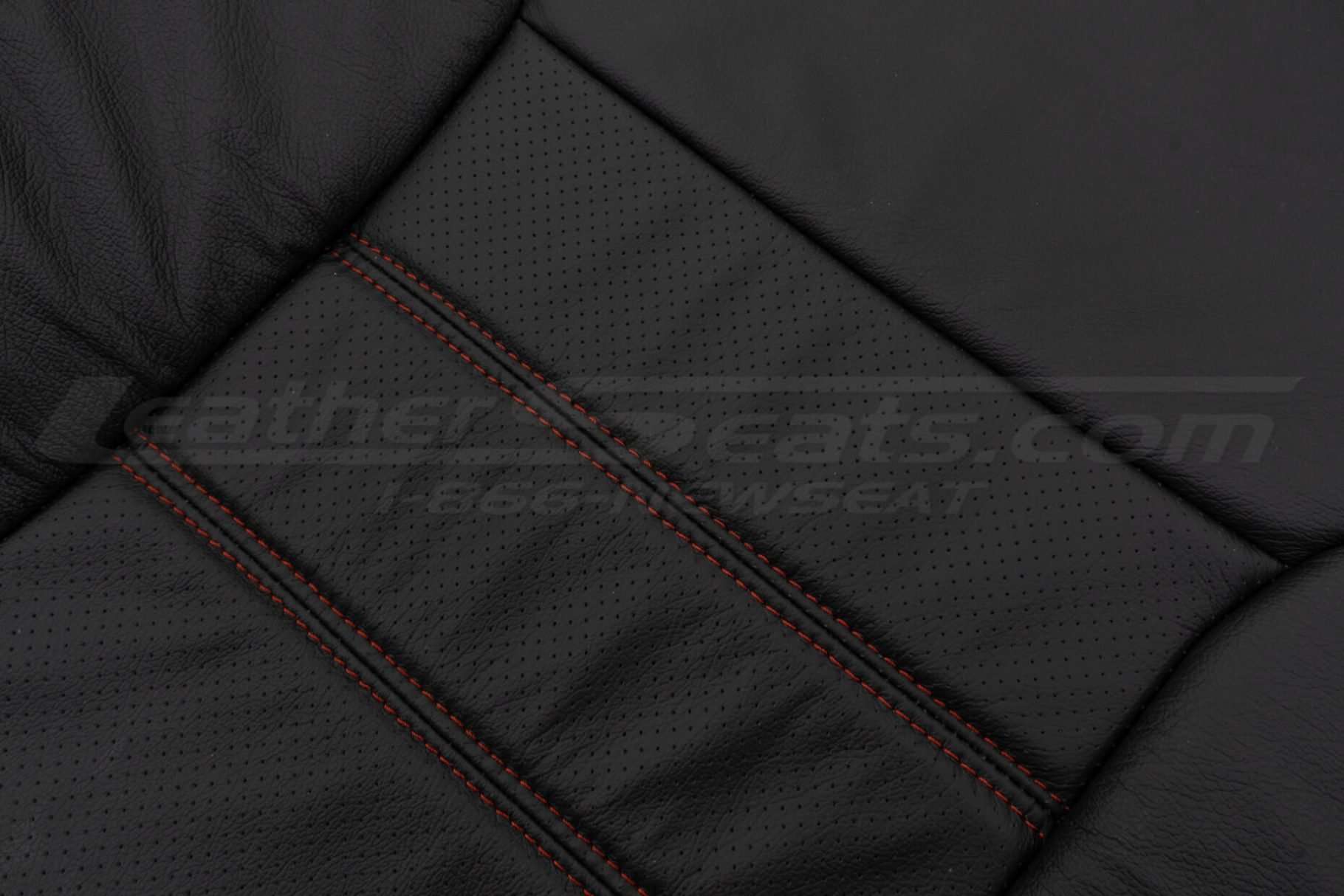 Perforated Insert section of front backrest upholstery