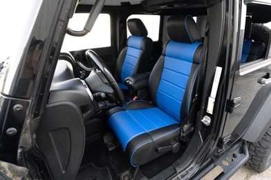 2013-2018 Jeep Wrangler JK Custom Leather Seat Interior Kit - Featured Image