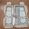 Back view of rear seat upohlstery