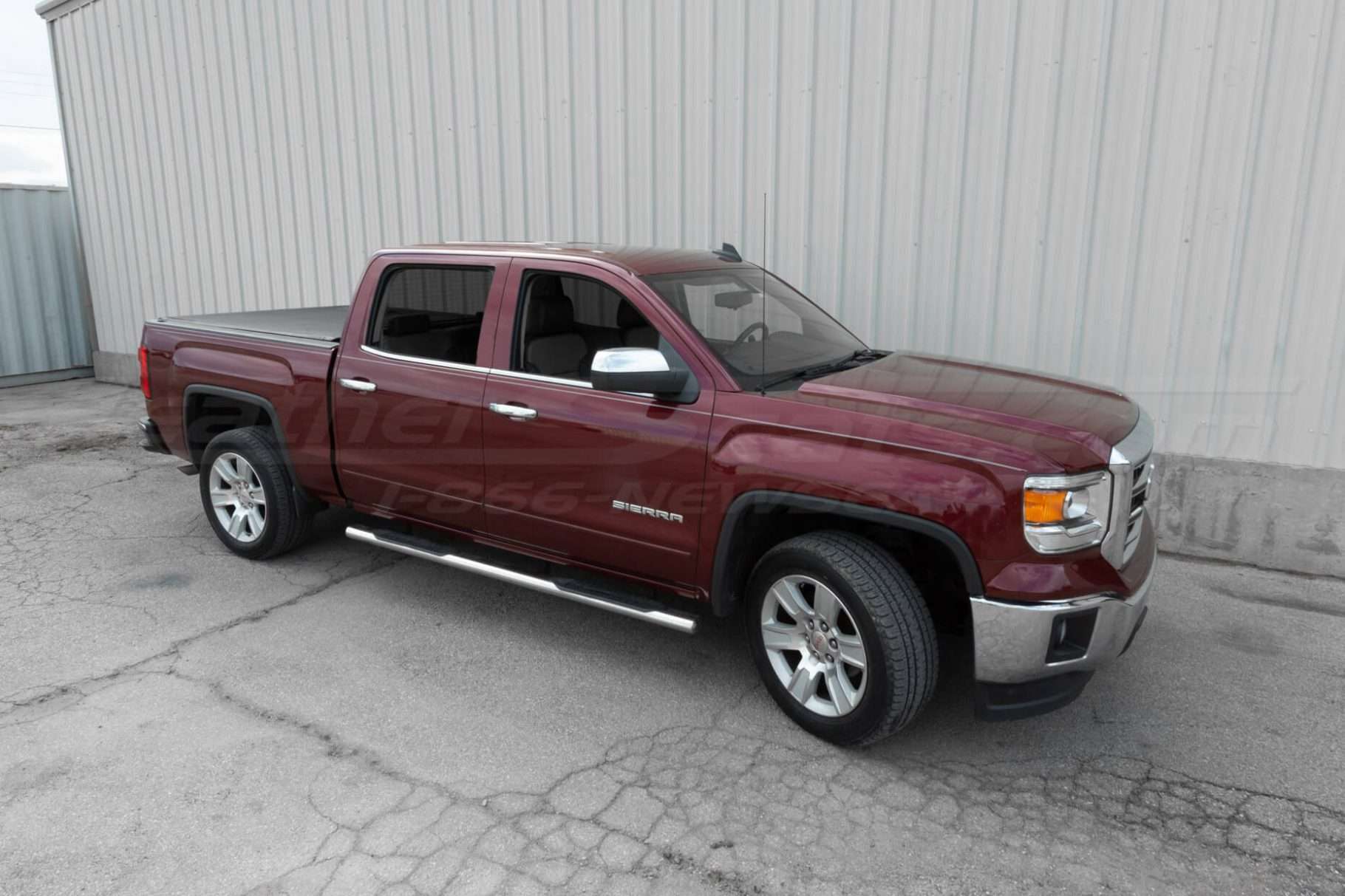 2014-2019 GMC Sierra Crew Cab Exterior with LeatherSeats.com interior