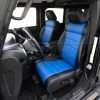 2013-2018 Jeep Wrangler JK with Custom two-tone linstalled leather seats.