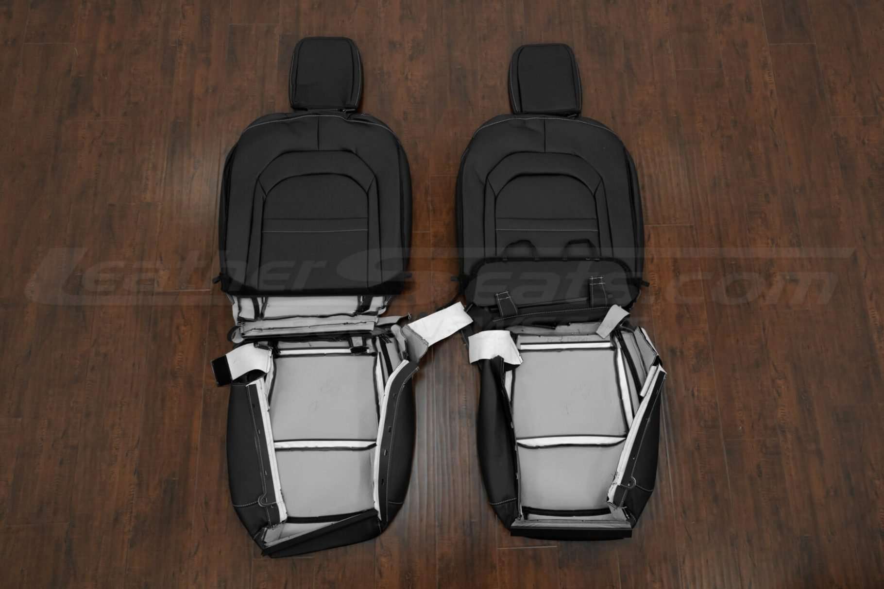 Back view of Jeep Wrangler front seat upholstery