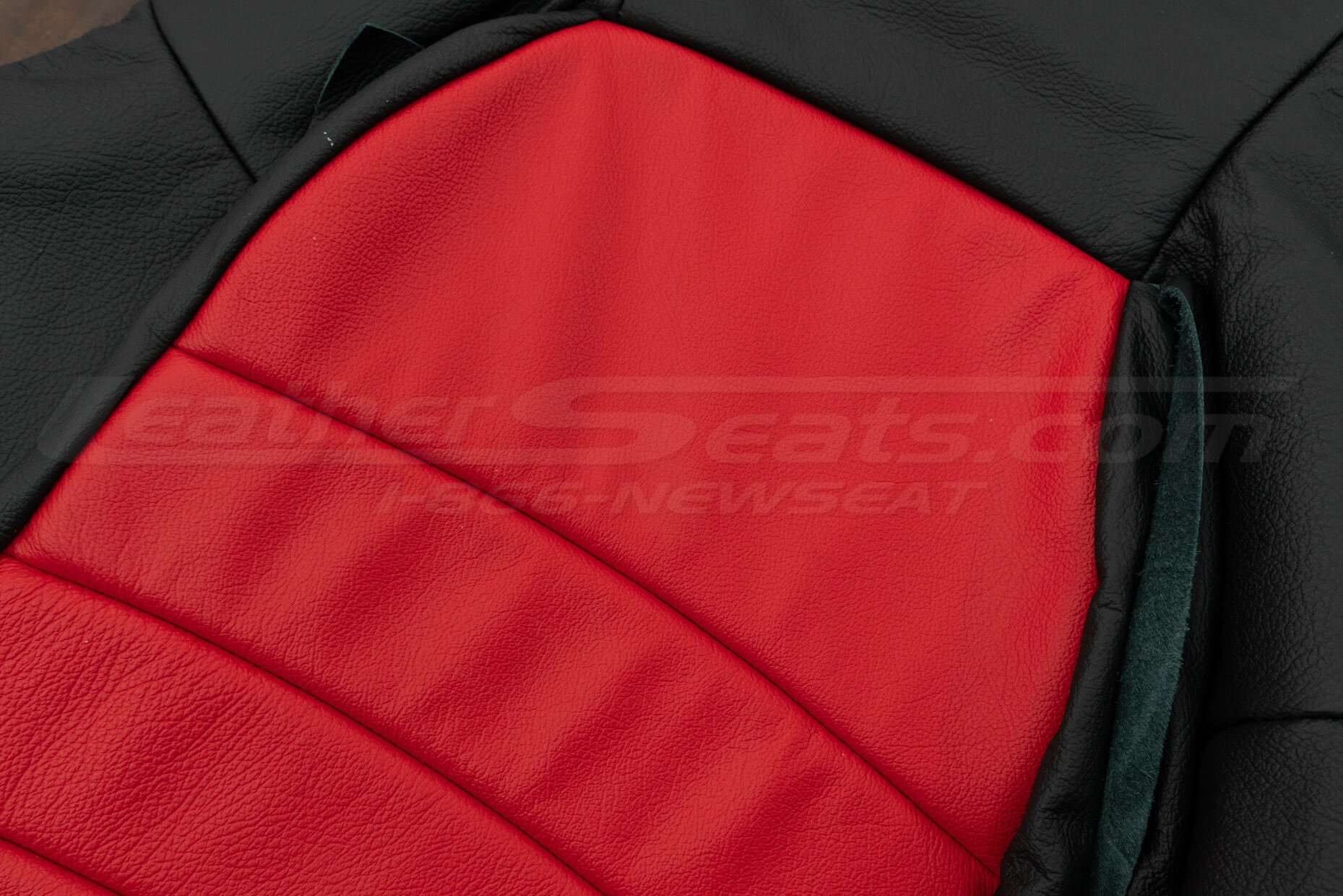 Bright Red leather texture for Honda S2000 leather kit