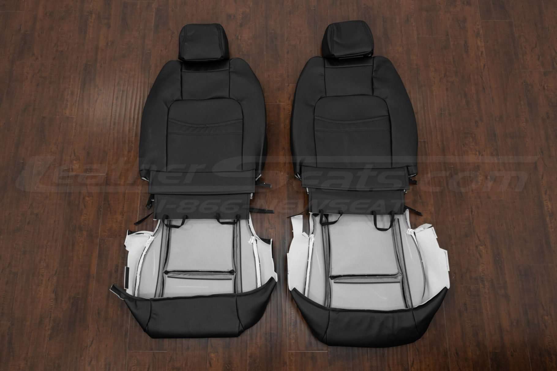 Toyota Solara front seat upholstery flipped