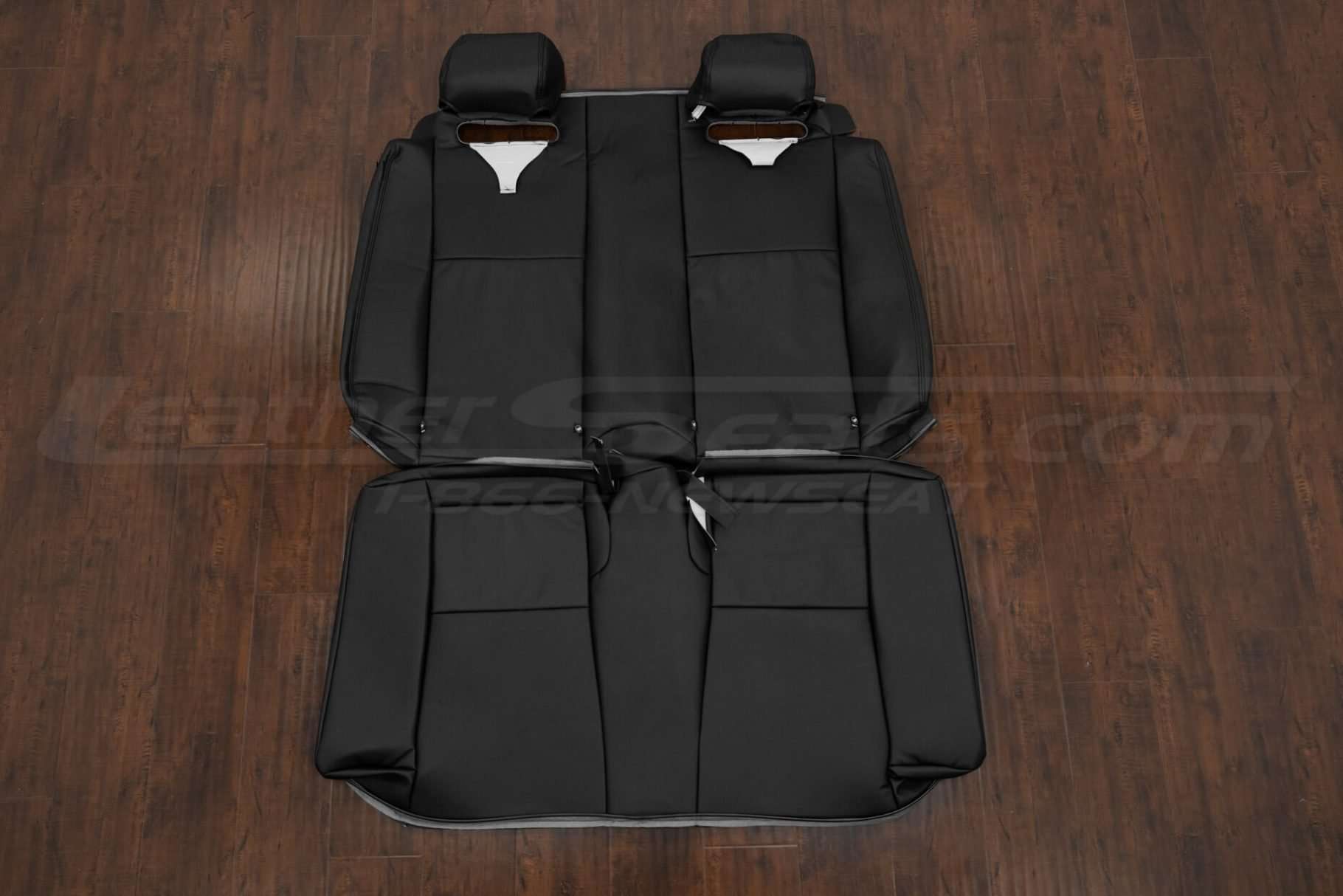 Toyota Solara leather seat upholstery kit - Black - Rear seat upholstery