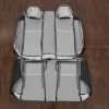 Rear seat Toyota Solara upholstery flipped