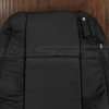 Upper section of front backrest upholstery