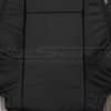 Insert section of Black backrest upholstery