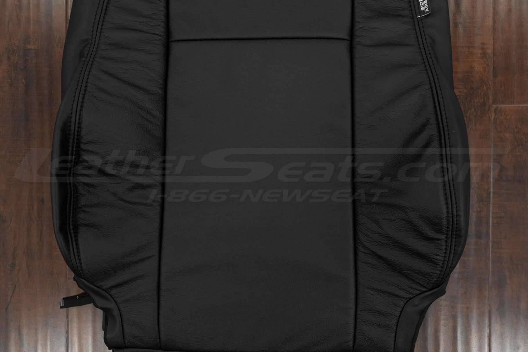 Insert section of Black backrest upholstery