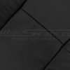 Backrest insert leather texture