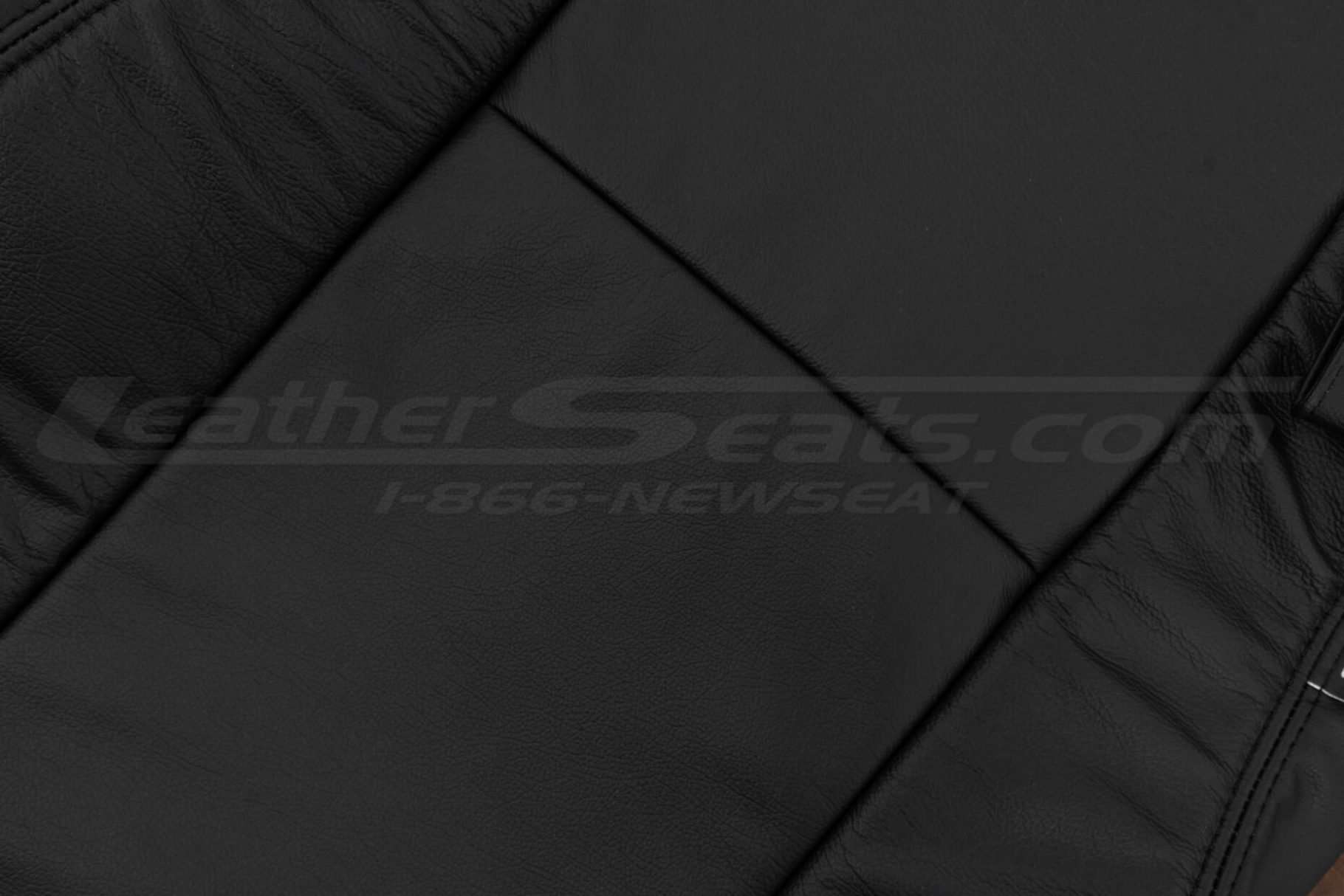 Backrest insert leather texture