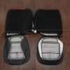 Back view of rear seat upholstery