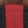 Upper section of front backrest upholstery