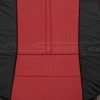 Red Perforated Body section of backrest upholstery