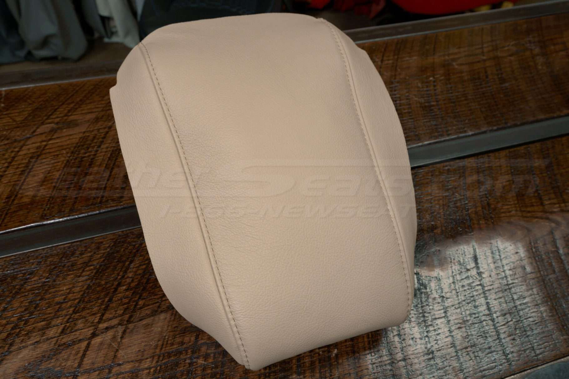 Alternate side view of console lid cover upholstery for 2010-2015 Lexus RX350