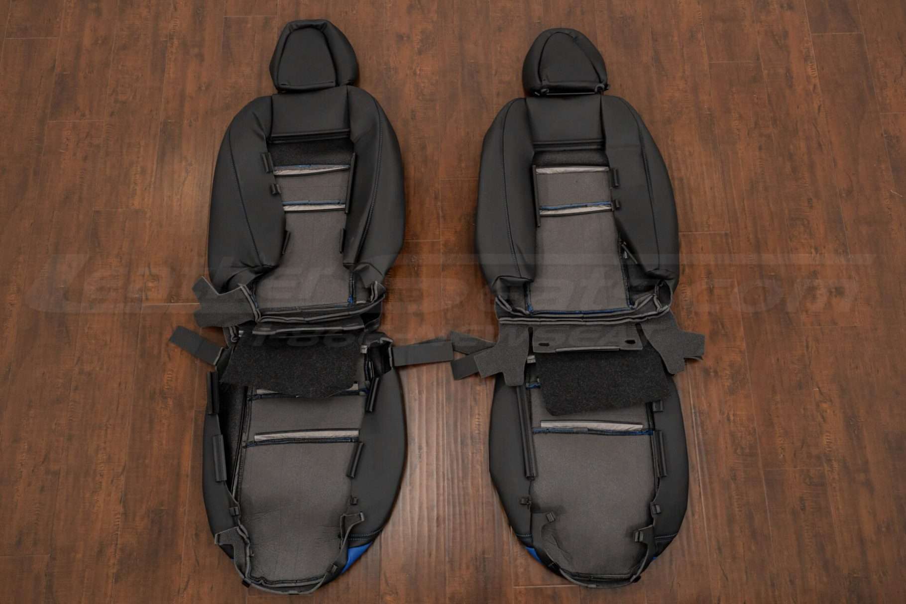 Back ciew of rear seat uphosltery