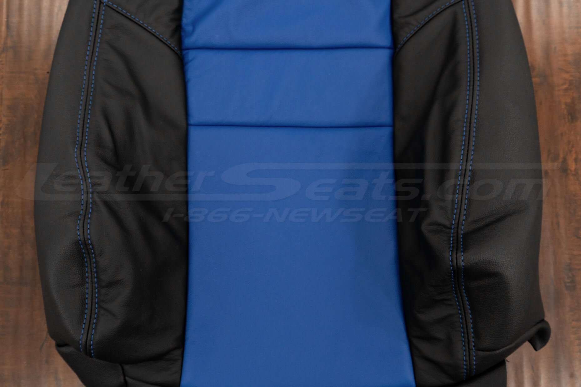 Body section of backrest upholstery