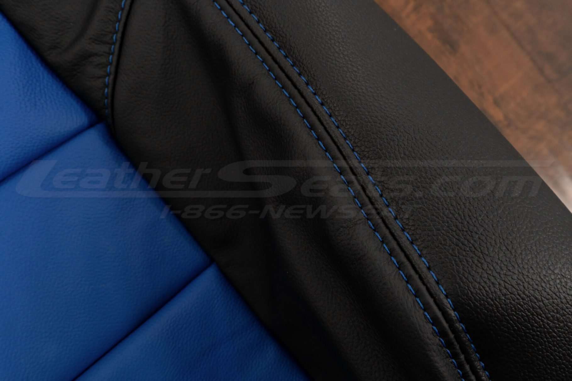 Contrasting Cobalt double-stithcing