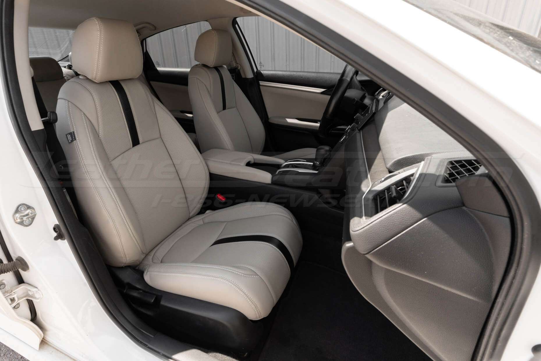 Honda Civic Sedan with Custom installed leather seats - front passenger