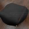 Side view of console lid cover uphosltery
