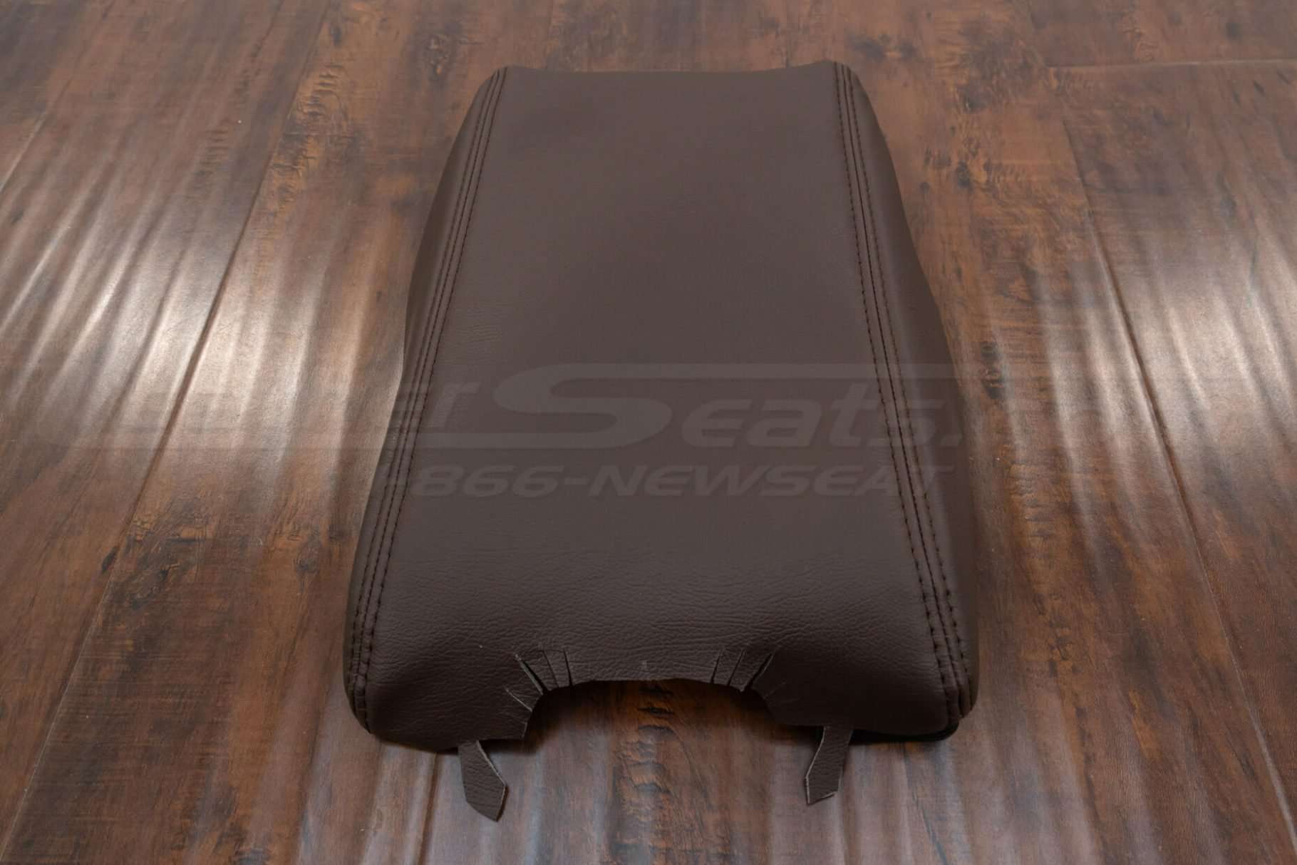 Low flat view of custom console lid cover