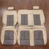 2009-2014 Ford F-150 SuperCrew leather seat interior kit- Sandstone/Java - Rear seat leather upholstery