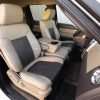 Alternative view of installed Sandstone with Java combo leather seat itnerior kit