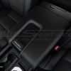 Top down view of custom two-tone console lid cover for Toyota Tundra Limited