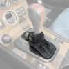 Installed shift boot upholstery for BMW Z3
