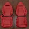 2003-2010 Dodge Viper Leather Seat Upholstery Kit - Ecstasy Red - Front seat upholstery