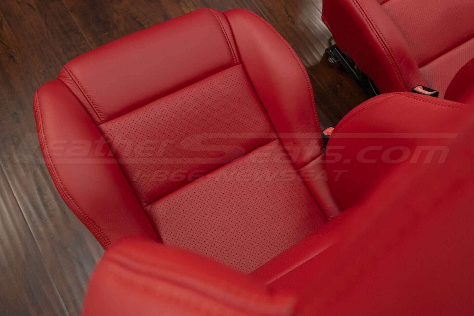 Top-down view showing perforation