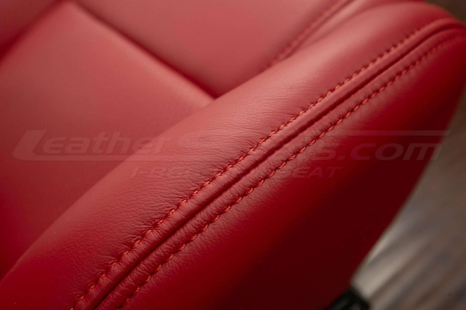 Matching Red stitching on Ecstasy Red leather