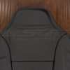 Upper section of front backrest upholstery