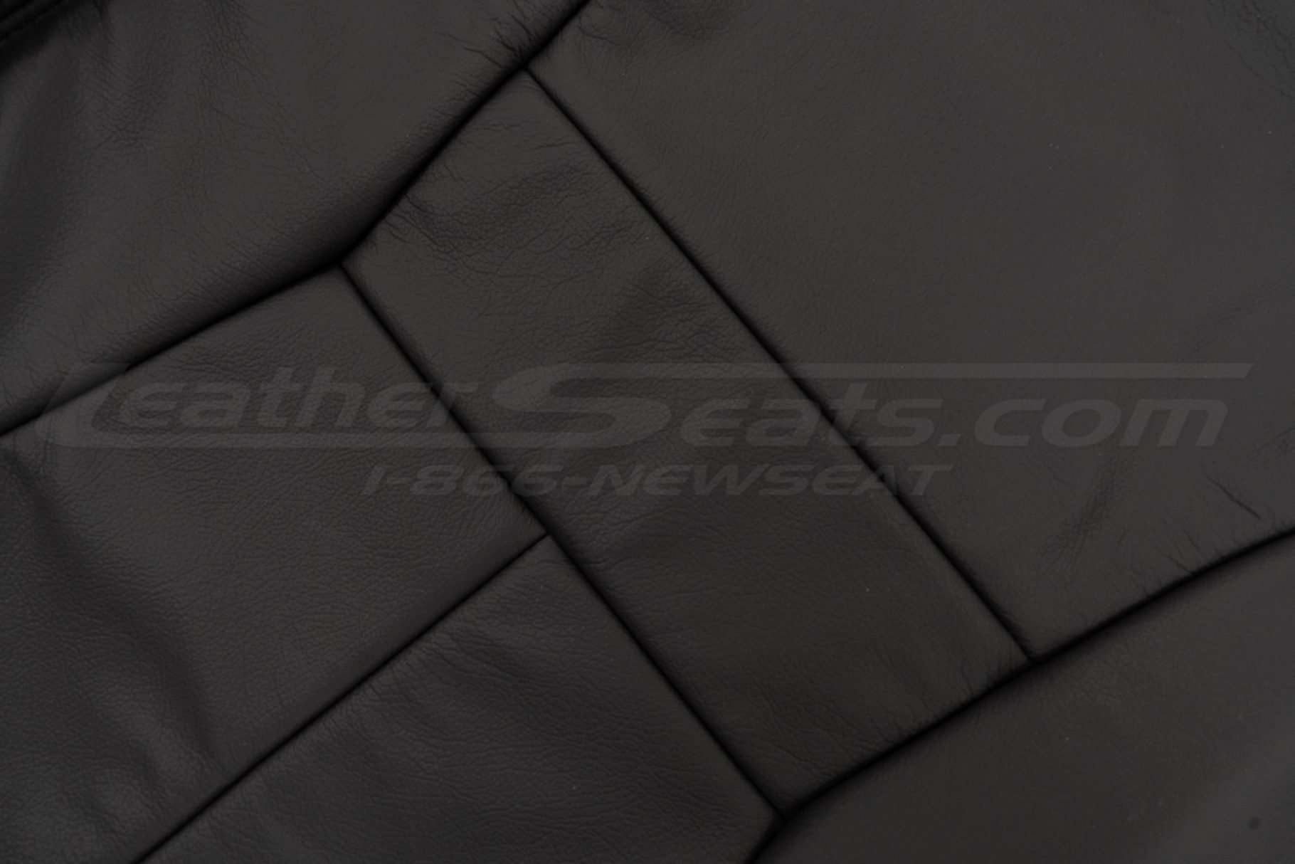 Backrest leather texture close-up
