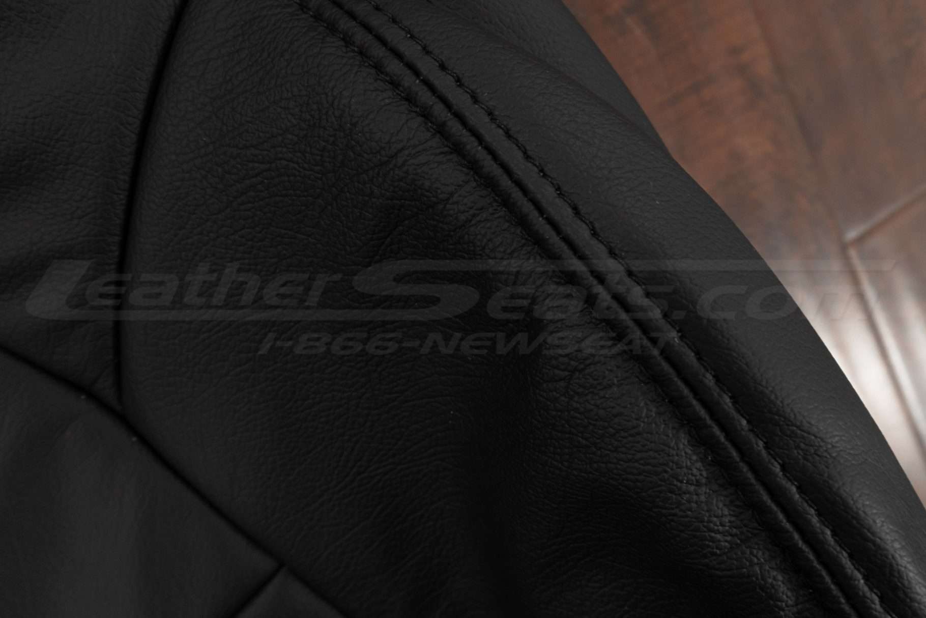 Matching double-stitching in Black