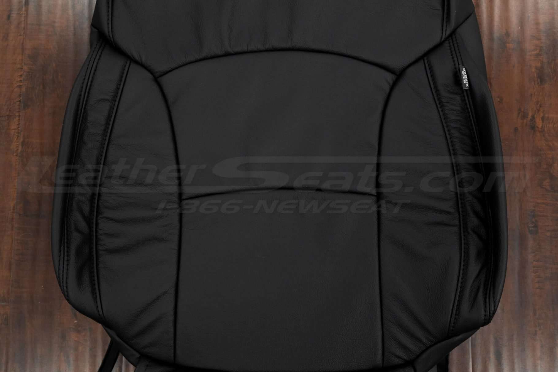 Insert section of backrest upholstery