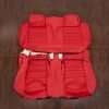 2005-2009 Ford Mustang Convertible Leather Kit - Bright Red - Rear seat upholstery