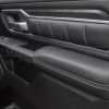 Side view close-up of leather door armrests for Dodge Ram New Body