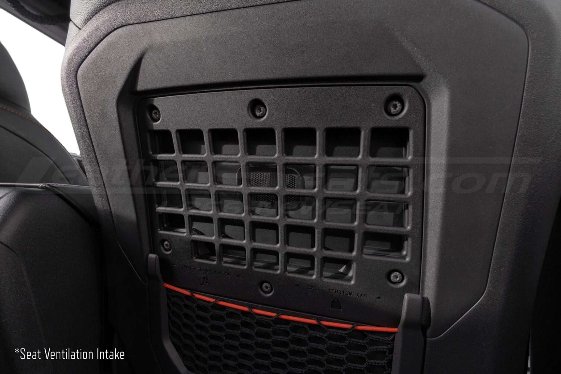 Seat Ventilation Intake area